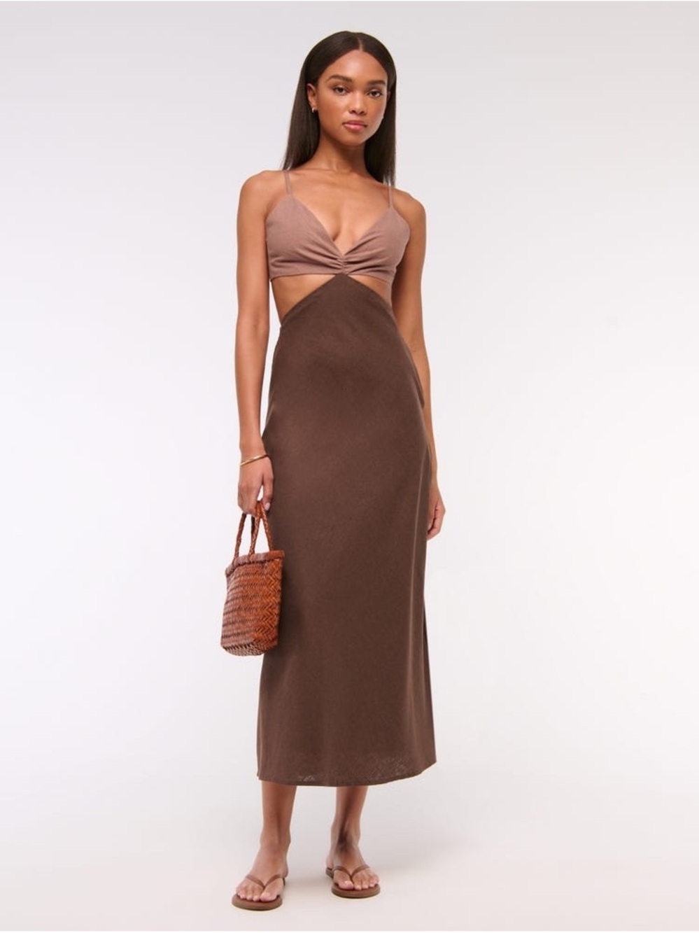 Abercrombie & Fitch Julia Slip Cutout Dress